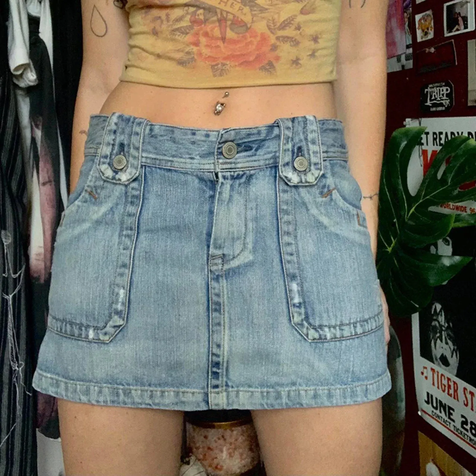 Y2K Preppy Retro Jeans Mini Skirt Korean Fashion High Waist Denim Pencil Skirt Chic Women Harajuku Grunge Vintage Streetwear
