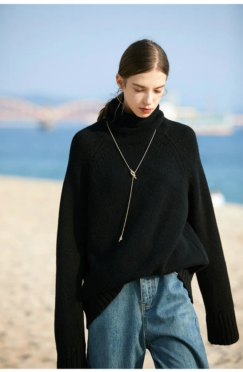 Yak Wool Turtleneck Sweater