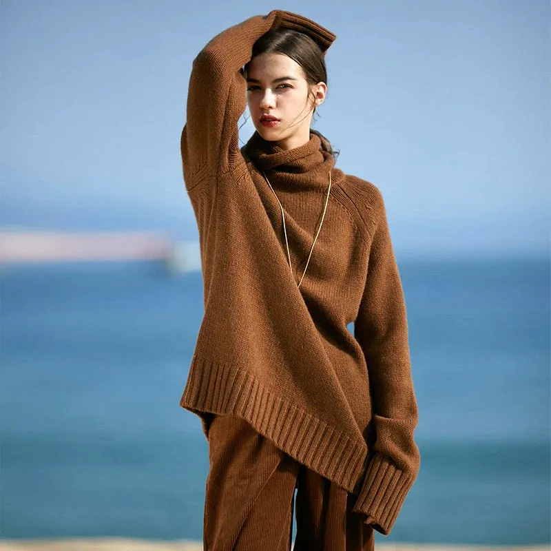 Yak Wool Turtleneck Sweater