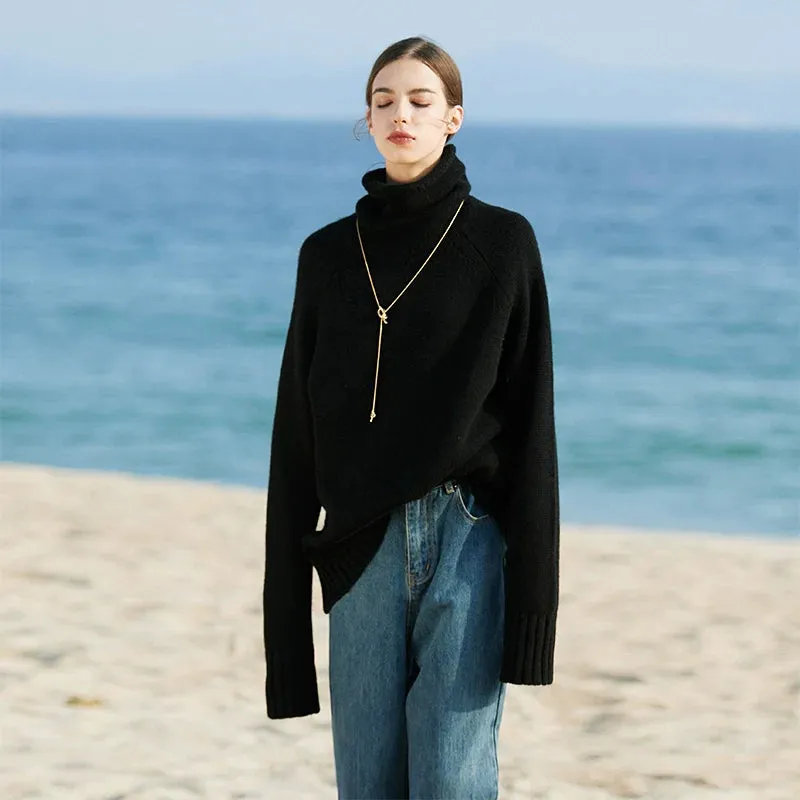 Yak Wool Turtleneck Sweater