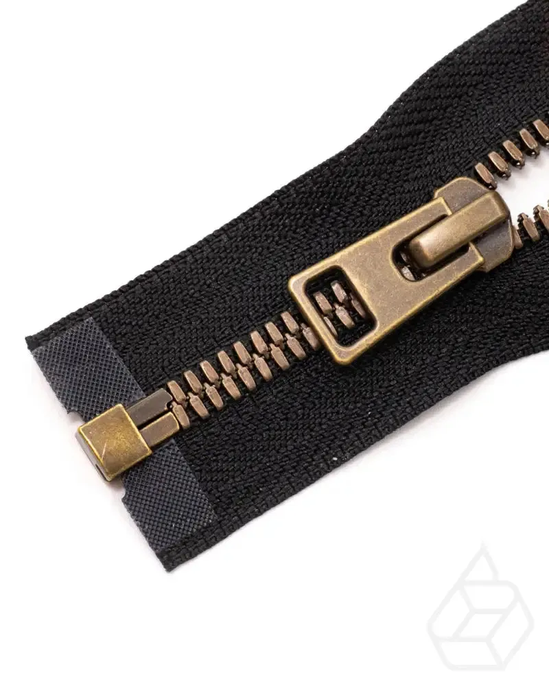 YKK Excella® | Complete, separating zipper with single slider | Antique Brass | Size 5